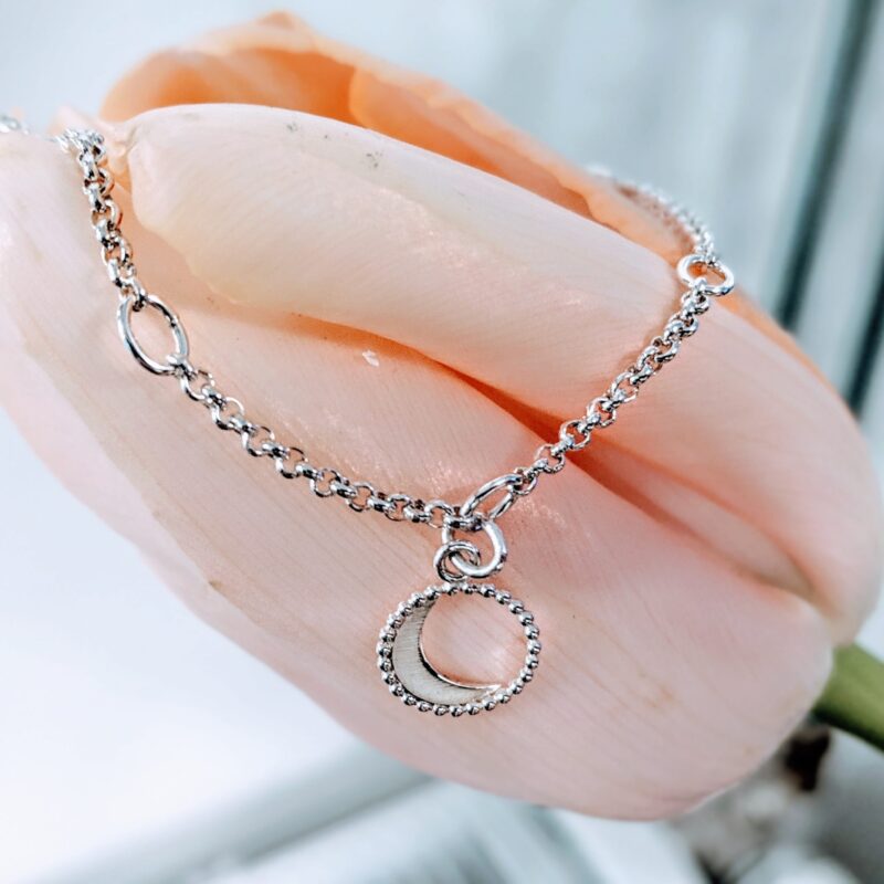 Baby armbandje "to the Moon and back"