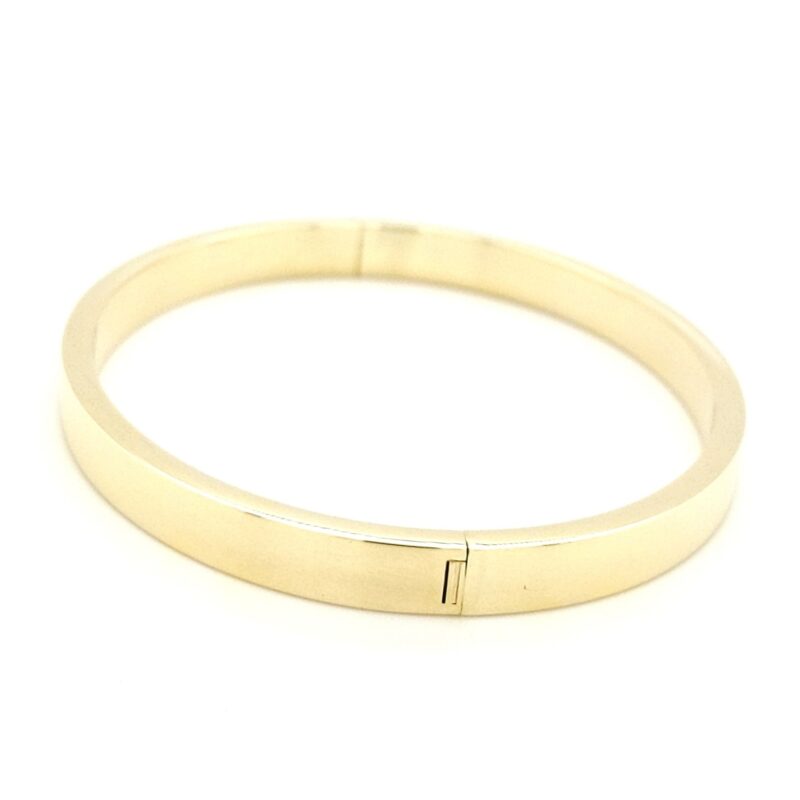 geelgouden bangle armband