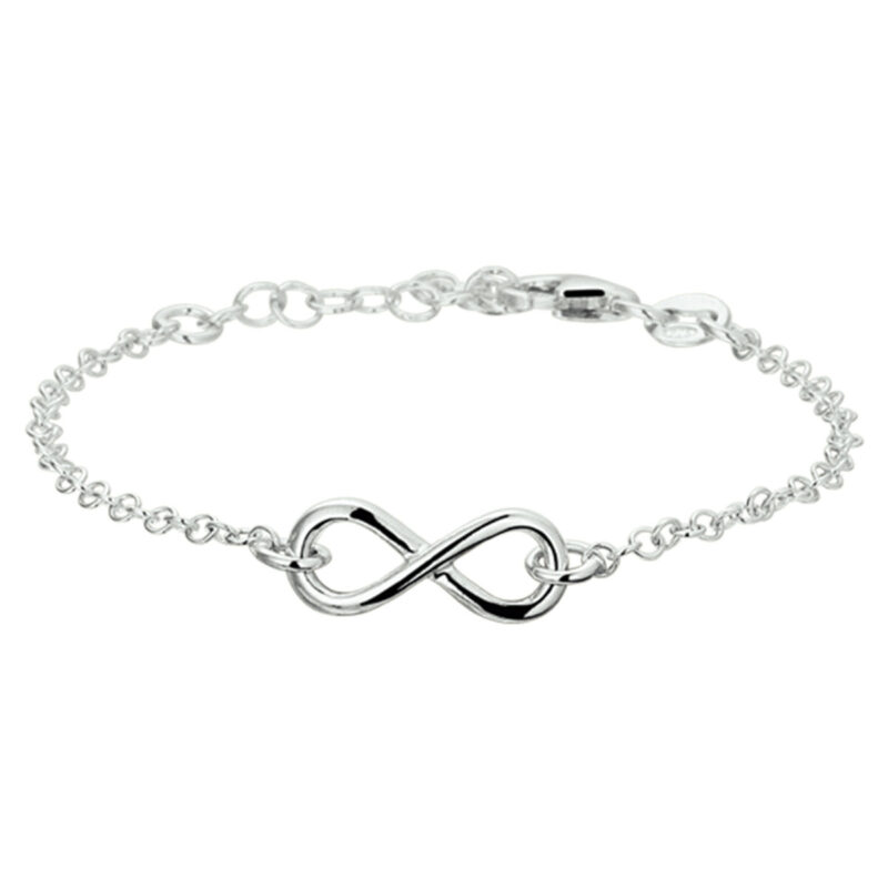 infinity armband, zilver